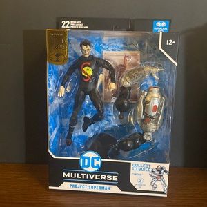 Project Superman DC Multiverse McFarlane Build A Figure Gold Label - 7” Figure